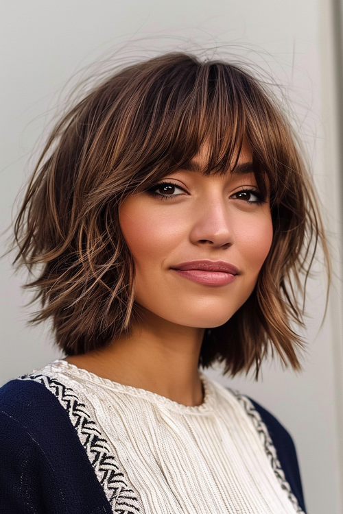 Bob mit Pony: 49+ charmante Schnitte für Deinen Look - hairtastic.de