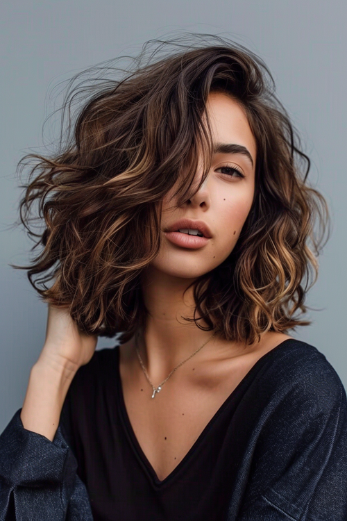 Long Bob mit Locken 54+ natürliche Styles entdeckt hairtastic.de
